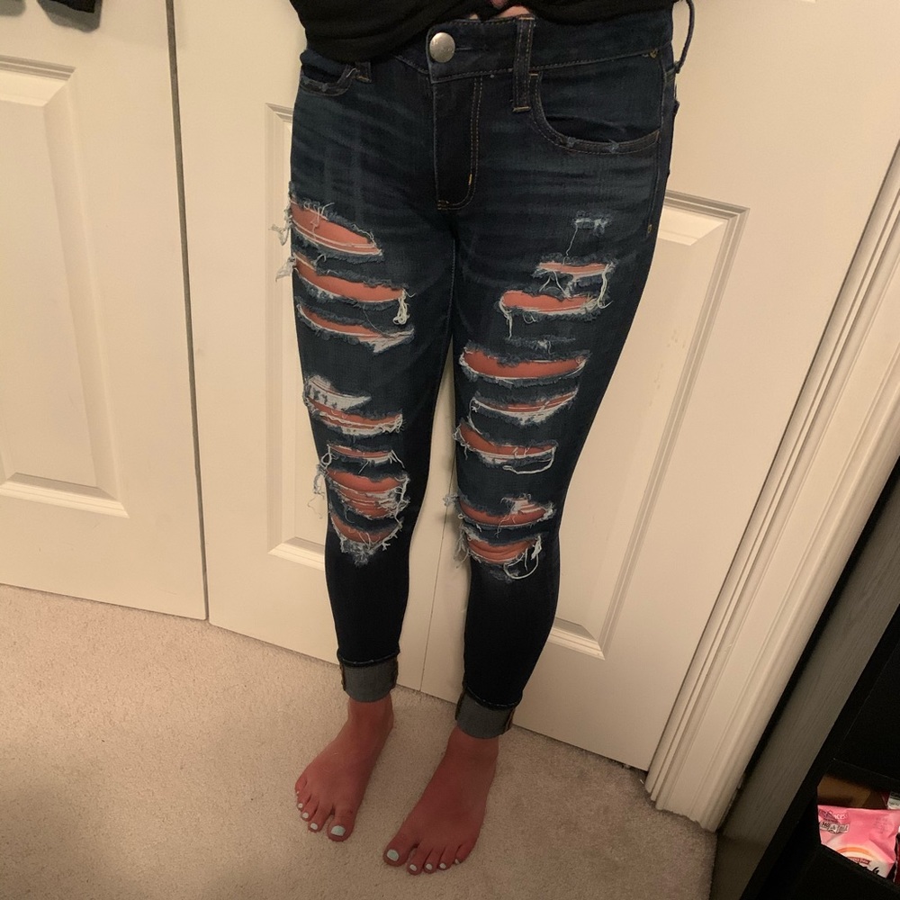 American Eagle Ripped Skinnies